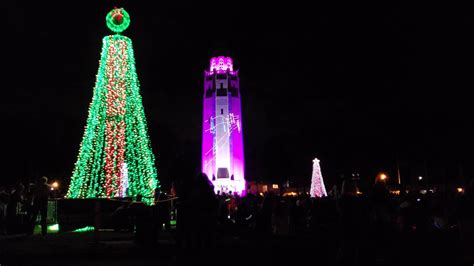 Freedom Tower Lighting Christmas 2018 Hickam Afb Youtube