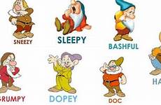 dwarfs seven names dwarf snow disney characters happy dopey choose board
