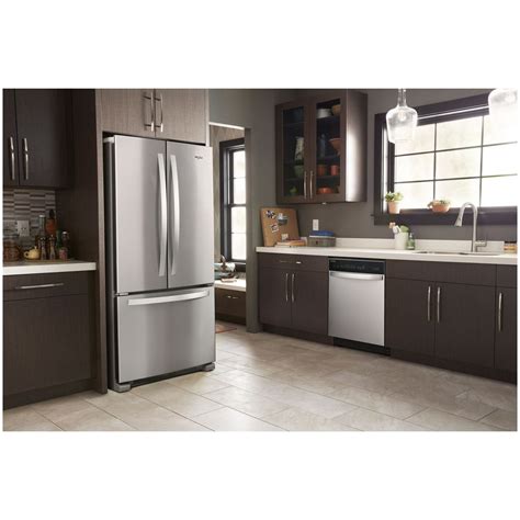 Find room for your dishes with this stainless steel dishwasher. WDF550SAHS Whirlpool Front Control Dishwasher with ...