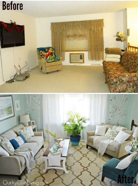 Awesome Before And After Living Room Makeovers 2022