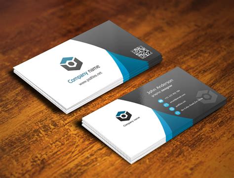 Business Card Psd Template Free Download Hillaso