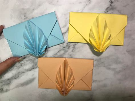 Tutorial 92 Origami Leaf Envelope The Idea King
