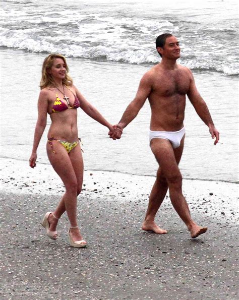 Jude Law Films The New Pope In Tiny White Speedo
