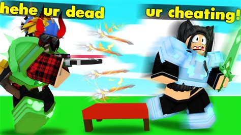 I Enchanted My Bow And I Made Them Rage Quit Roblox Bedwars Youtube
