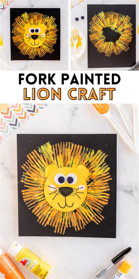 Fork Painted Lion Artofit