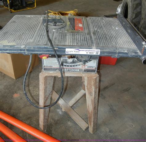 Craftsman 8 Table Saw With Guide In Tonganoxie Ks Item U9847 Sold