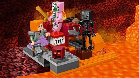 The Nether Fight 21139 Lego Minecraft Sets For Kids Us