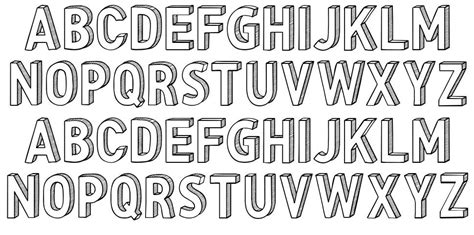 Cf Three Dimensions Font By Cloutierfontes Fontriver