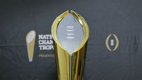 New College Football Playoff Trophy Revealed Receives Criticism For