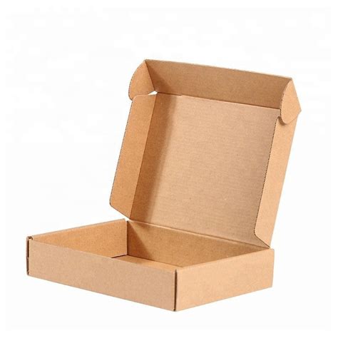 Durable Corrugated Cardboard Boxes In Various Colors And Sizes Brown