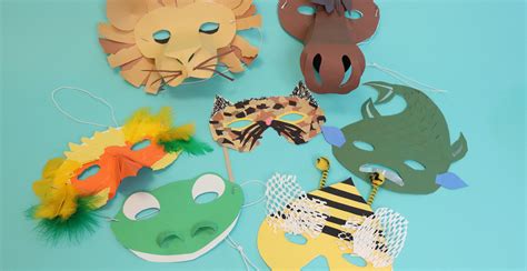How To Make Paper Sculpture Animal Masks Reynolda