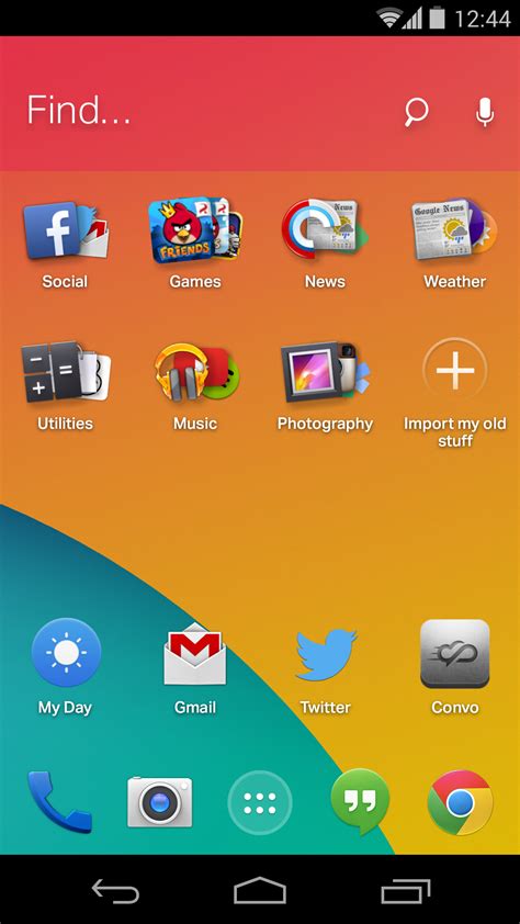 everythingme s new android homescreen learns what you want