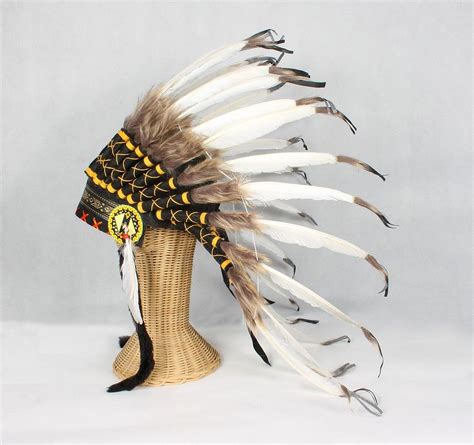 Great Plains Indian Chief Feather Headdress Plains Indians Feather Headdress Headdress