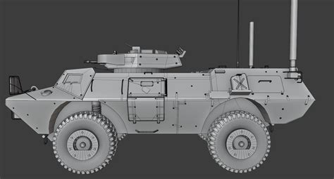 Artstation M1117 Guardian Armored Security Vehicle Game Assets