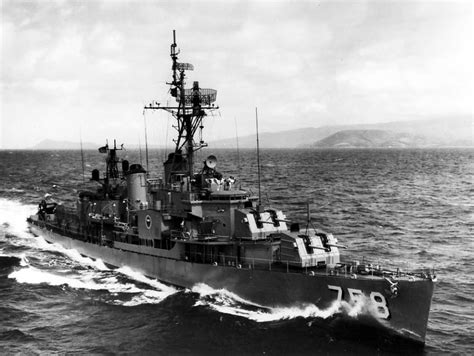 Warship Uss Strong Dd 758 Destroyer