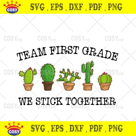 Team First Grade We Stick Together Svg Trending Svg First Grade Shirt