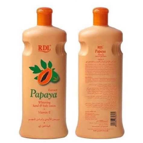 Rdl Papaya Whitening Hand And Body Lotion 600ml Main Market Online
