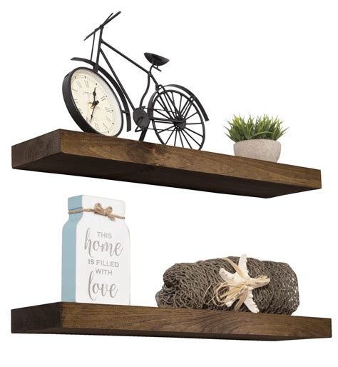 Buy products such as mainstays floating picture wall ledges, multiple sizes/colors at walmart and save. Imperative Décor Floating Shelves Rustic Wood Wall Shelf ...