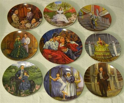 Knowles Gone With The Wind Series Collector S Plates All 9 Issued