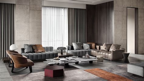 Luxury Modern Living Room Interior Design Dubai Uae On