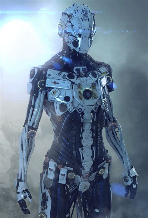 How To 3d Model A Cyberpunk Robot In 2020 Robot Conce