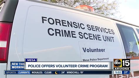 How volunteers help process crime scenes in Mesa