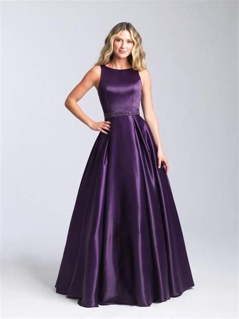 Madison James 20 305 Dress Purple Prom Dress Ball Gowns Purple