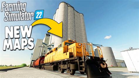 Farming Simulator 22 Big New Maps And Locations Map Train Tour