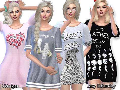 Cc Sims 4 Pyjama Soldes En Image