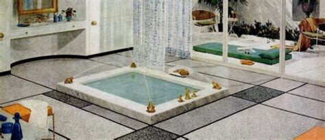 Vintage Home Style 1950s Vinyl Floor Tiles In Square Patterns Vinyl