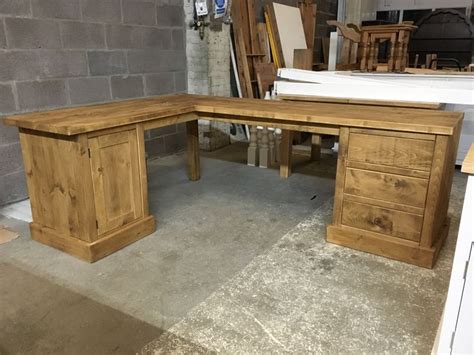 Large Corner Desk In Rustic Plank Can Be Made Any Size Get In Touch