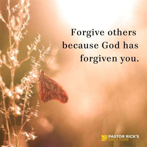 Three Reasons You Must Learn To Forgive Pastor Ricks Daily Hope