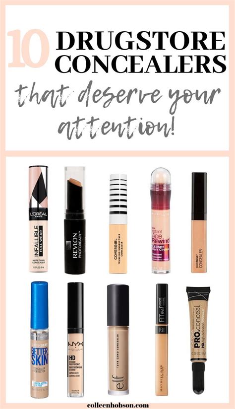 The 10 Best Drugstore Concealers On The Market Today Colleen Hobson