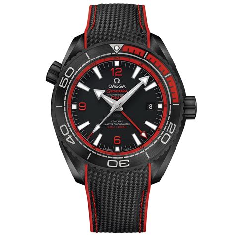 Oceanictime Omega Seamaster Planet Ocean 600m Deep Black Red For Volvo