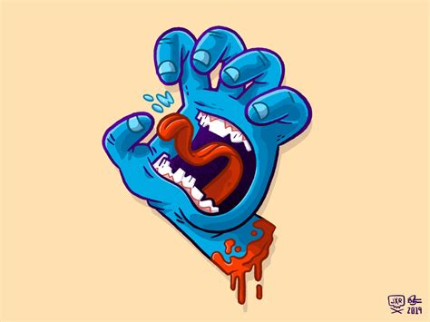 Screaming Hand By Jetpacks And Rollerskates On Dribbble