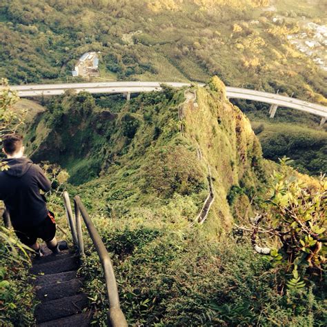 Haiku Stairs Stairway To Heaven Oahu Hawaii Campingandhiking