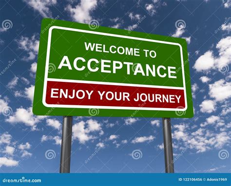 Welcome To Acceptance Sign Stock Illustration Illustration Of