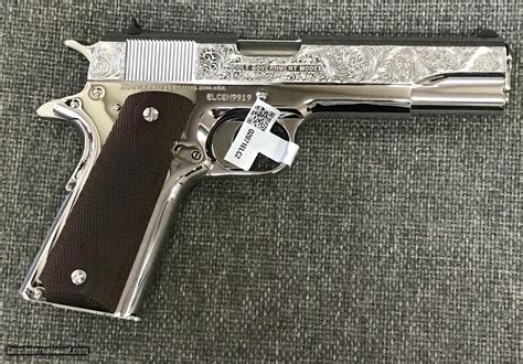 Colt 1911 Custom Engraved By Ivan Mate In 38 Super Caliber