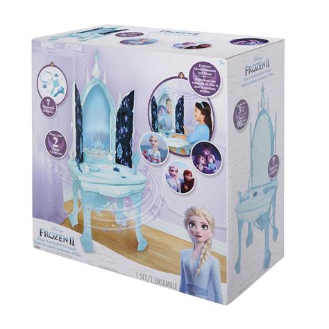 Disney Frozen 2 Elsa S Enchanted Ice Vanity Includes Lights Iconic