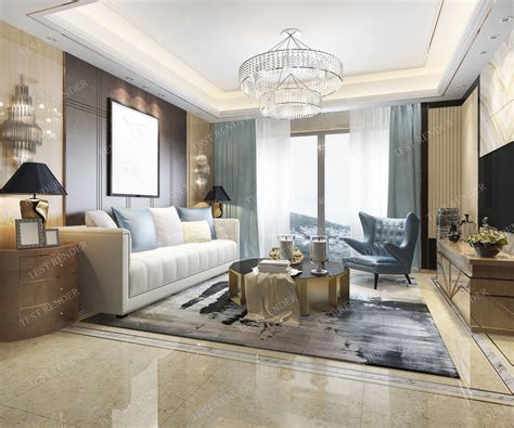 Modern luxury living room design ideas. 3D model modern living room with luxury design | CGTrader