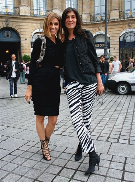 Carine Roitfeld De Cr Fashion Book Y Emmanuelle Alt Editor In Chief Of Vogue Paris Moda Ropa