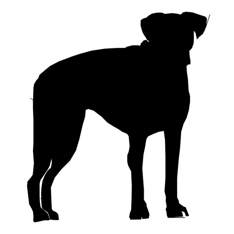 Dog Silhouette Drawing 02 Free Stock Photo Public Domain Pictures