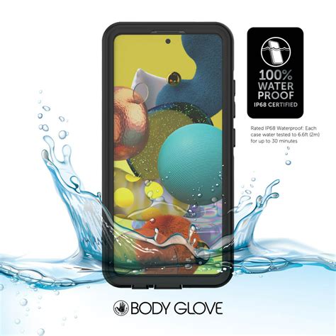 Body Glove Black Tidal Waterproof Phone Case For Galaxy A51 5g