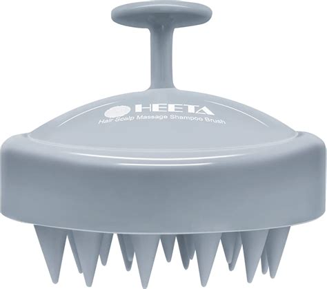 Heeta Hair Scalp Massager Scalp Scrubber With Soft Silicone Bristles For Hair Growth And Dandruff