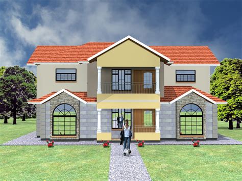 Kenyan architects design and supervise construction of house plans in kenya and within the east african region. 4 Bedroom Maisonette House Plans Kenya