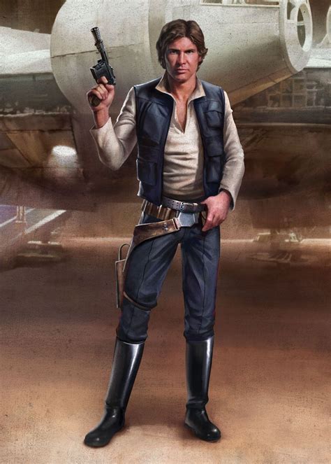 Han Poster By Star Wars Displate Star Wars Han Solo Star Wars