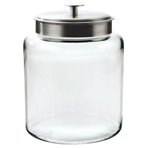 Anchor Hocking™ 2 Gal Glass Montana Jar With Aluminum Lid 8 3 4 Dia X 11 1 4 H