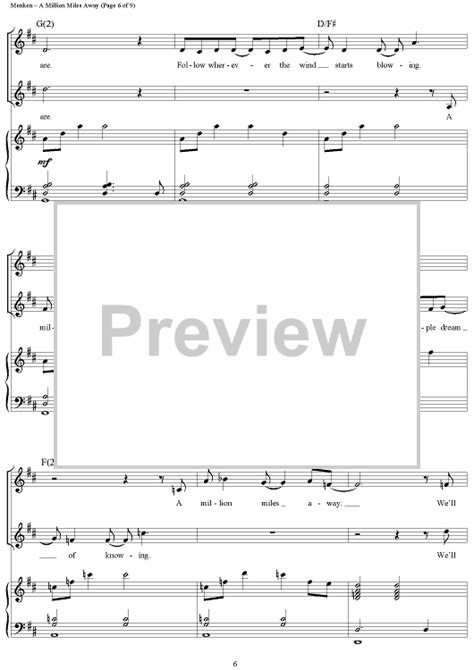 A Million Miles Away Sheet Music For Pianovocalchords Sheet Music Now