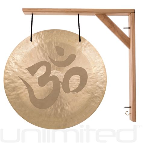 22 Om Wind Gong On The Great Wall Gong Hangers Gongs Unlimited