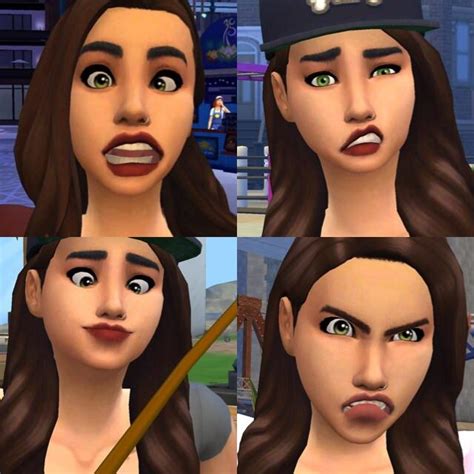 My Sim Is So Pretty Yet She Always Manages To Make The Stupidest Faces